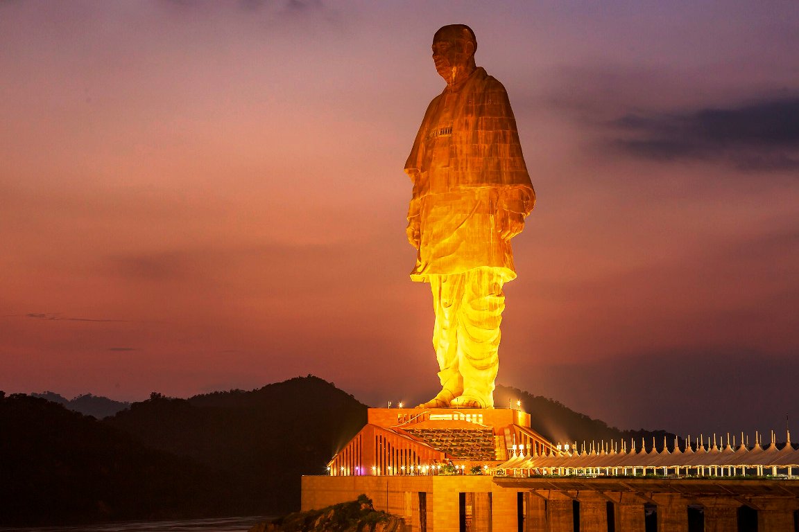 Statue of unity india фото