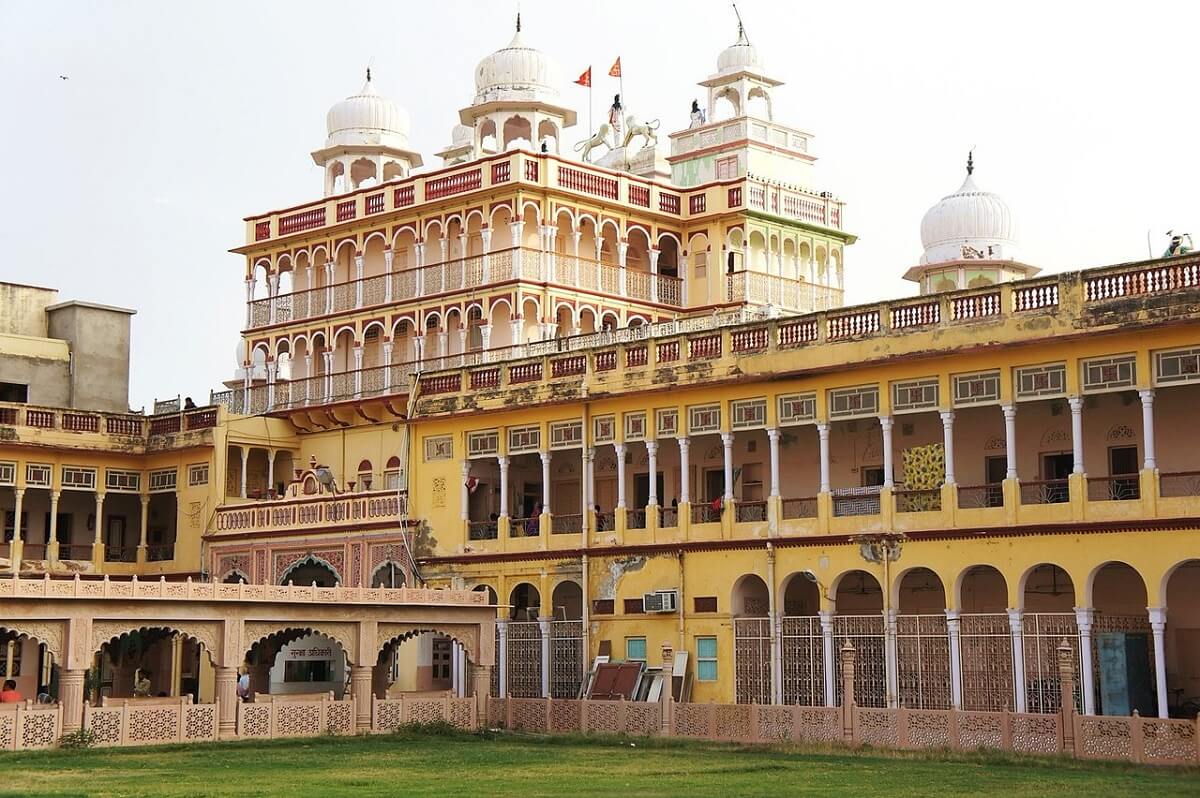 Tourist visits at the Tableau of Seven Wonders Park in Ajmer